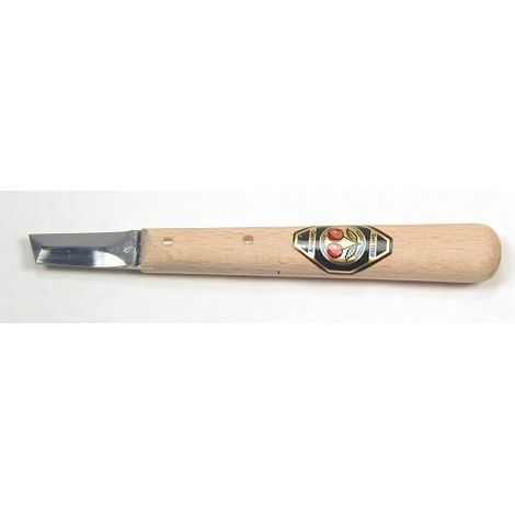 Cuchillo de talla Kirschen 3361000 mango madera cerezo tres filos