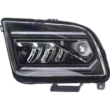 Gruppo ottico anteriore, struttura resistente, visibilità migliorata, faro a LED (1/2)