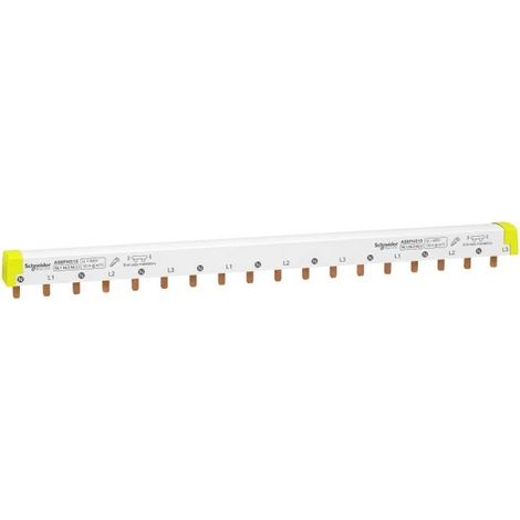 Schneider A9XPH518 Tooth comb 3 x n + p 100 a acti9 ic60 for 18 modules of 18 mm