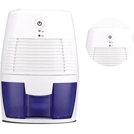 Haushalts-Luftentfeuchter, 500 ml Mini-Luftentfeuchter, geräuscharm, energiesparend, großer Luftstrom, automatischer Schutz, abnehmbarer Wassertank 5-15㎡, Bürogebrauch