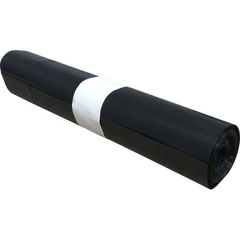 200 large garbage bags, each with a 100-liter capacity – with ties, very durable, leak-proof, opaque black (1/4)
