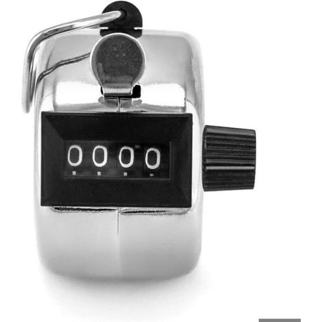 Compteur Mécanique - 4 Chiffres - Métal - Pour Comptage Pas Golf École Stade - 3 Pièces (1/5)