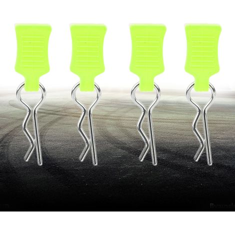 Ensemble de supports de fixation pour châssis de voiture télécommandée 1/8 1/10 1/12, pièces de rechange en jaune et vert (1/3)