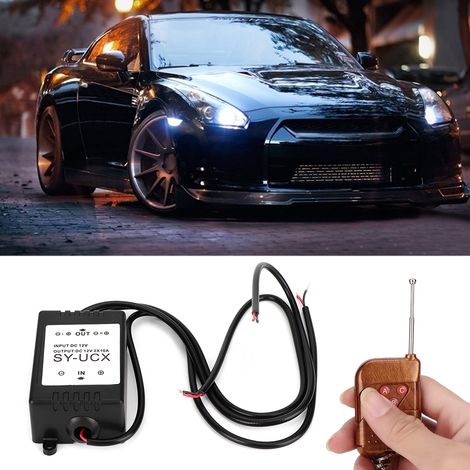 Module Contrôle Flash LED 12V 1.5W Universel Sans Fil pour Feux Diurnes Auto Moto, Système Stroboscope DRL, Commande à Distance (1/5)