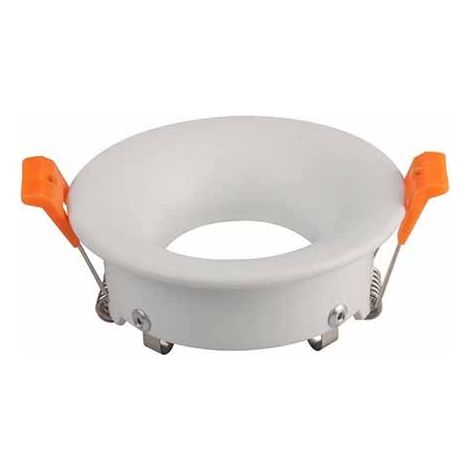 V-TAC VT-876 Plafond Rond blanc pour Spotlights LED GU10-GU5.3 - SKU 3169