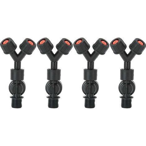Atomizing Nozzle Spray Head Double Nozzle Anti-drip Sprayer Nozzle Accessory For Agricultural Electric Knapsack Sprayer4pcs G3/8 Dn10 (1/5)
