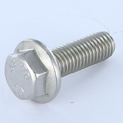 Vis métaux Tête hexagonale TH Embase lisse M10X25 Inox A2-1 pièce