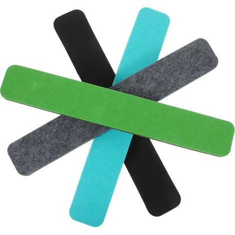 Tableau en Feutre 4pcs Polyester Bandes de Mémos pour Affichage (1/5)