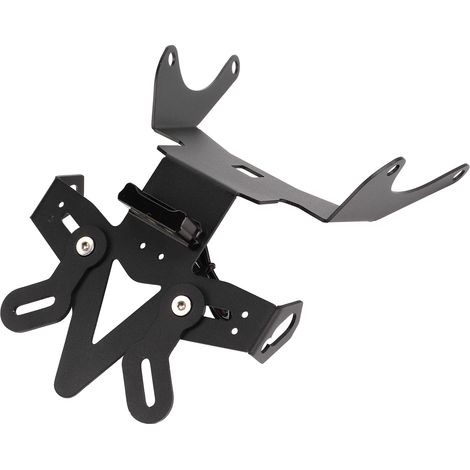 Support Plaque Immatriculation Arrière Moto avec Feu LED pour CB650R CBR650R 2021 et Plus, Support Noir Universel (1/5)