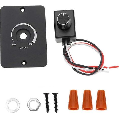 Kompatibler PWM-Lichtdimmer mit Drehknopf für einfache Installation (1/5)