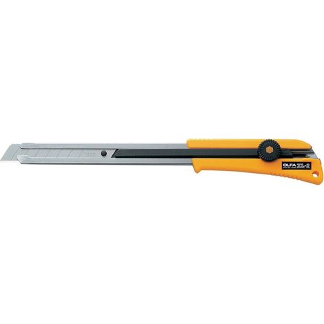 Cutter OLFA extra-long avec verrouillage manuel et lame de 18 mm