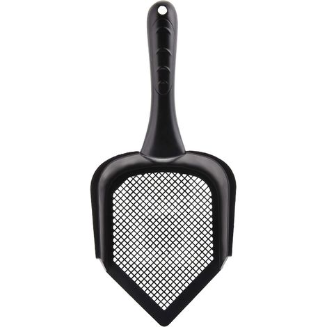 Cuvette à litière fine trous 3mm, pelle tamis PVC non toxique pour chat, passoire compacte, accessoire nettoyage bac, outil sable minéral (1/5)