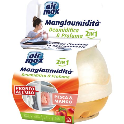 KIT DEUMIDIFICATORE+PROFUMO 40 G PESCA&MANGO AIR MAX (1/5)