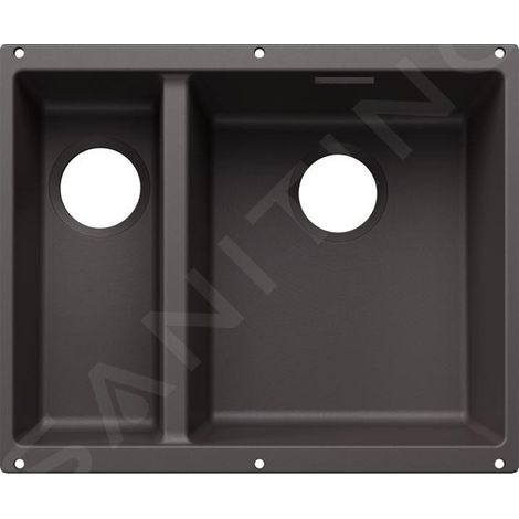 Blanco Subline 340/160 - Évier en silgranit, 53x40 mm, bac à droite, gris rocher 527814 (1/2)