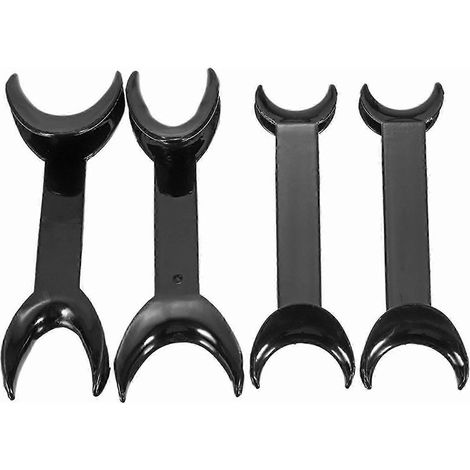 4 outils dentaires orthodontiques à double tête, écarteur de joues et de lèvres intra-oral (1/5)