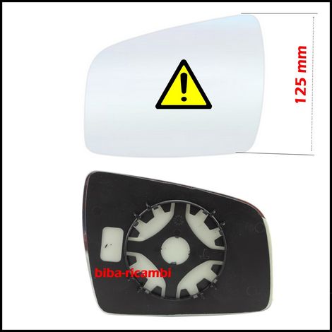 Piastra specchio retrovisore lato sx-guidatore opel zafira b dal 2008-