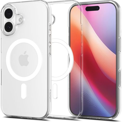 Liquid Crystal MagSafe iPhone 17 Schutzhülle – Transparent und Weiß (1/3)