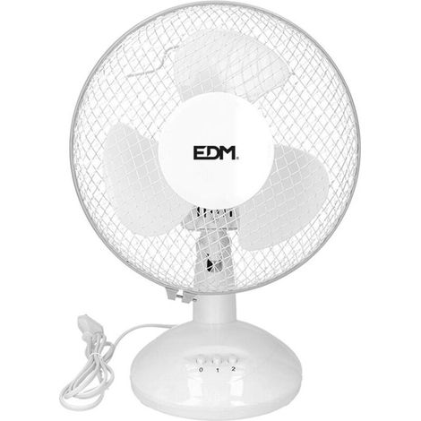 Ventilateur De Table Blanc 25w Compact Silencieux Rafraîchissant