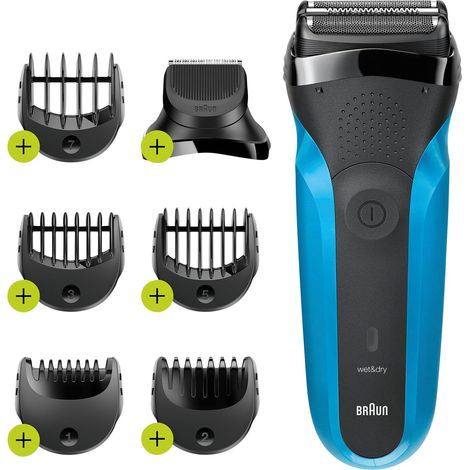 Braun - Herrenrasierer Series 3 310BT, Blau/Schwarz 4210201276425 (1/4)