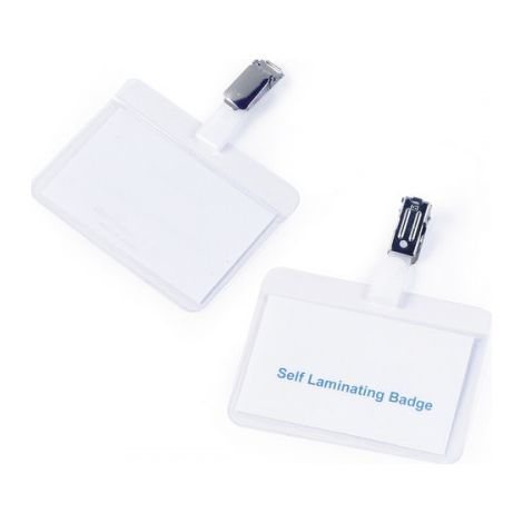 CAJA DE 25 IDENTIFICADORES PINZA PLASTICO LAMINA AUTOADHESIVA DURABLE 8102-19