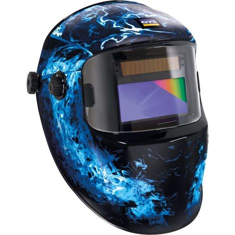 GYS Casque soudeur Promax 3/5-13 G Bluewater - 083158 - Noir / Bleu - Taille unique