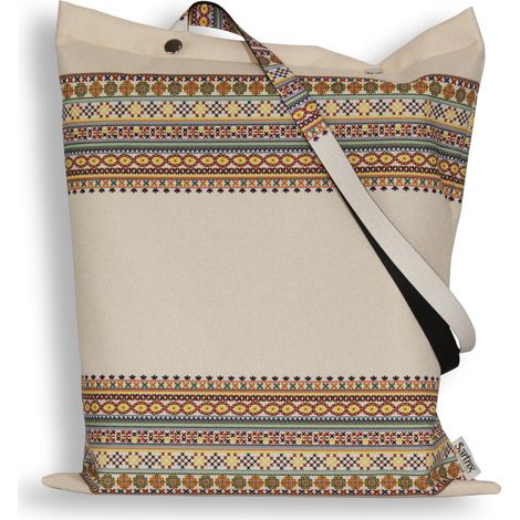 Borsa folk Krzczonowski, impregnata, beige (1/5)