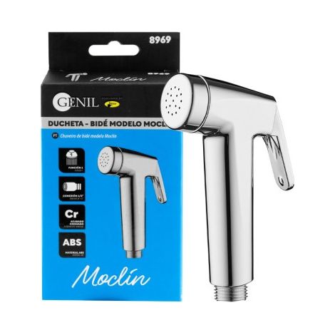 Dusch-Bidet aus verchromtem ABS-Kunststoff, Moclín Modell, 1/2"-Anschluss (1/5)
