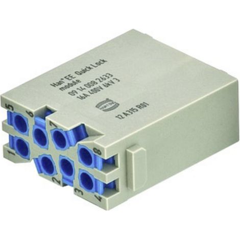 Stiftmodul 09140082633 HARTING Inhalt: 1 St. Stiftmodul