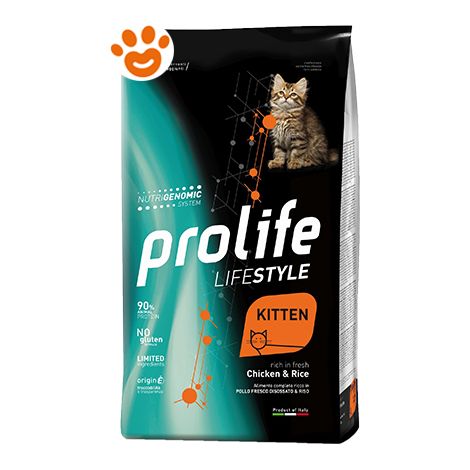 Gatto - Life Style Kitten Pollo & Riso Prolife - size 400 gr