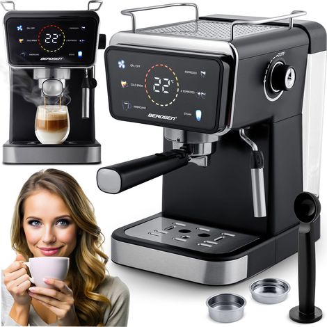 Berdsen BD-771 20-Bar-Espressomaschine, schwarz