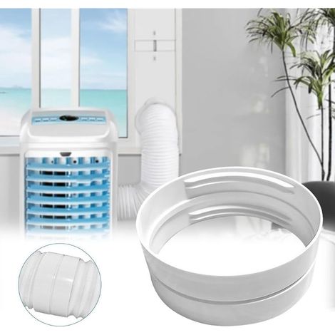 Tuyau déchappement pour Climatiseurs, Embout Tuyau Climatiseur Mobile, Tuya-u dévacuation Climatique, Adaptateur de Tuya-u de Fenêtre pour Climatisation Sèche-Linge, Flexible en PVC, Ø150mm (1/5)