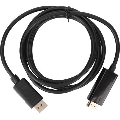 Câble DisplayPort vers HDMI 1.8m - Adaptateur Mâle/Mâle pour PC, Moniteur, TV - Résolution Full HD 1080p