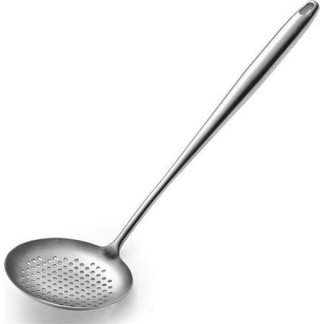 1 Louche à mailles fines, Acier inoxydable, Manche long ergonomique, Résistant chaleur, Cuisine (1/5)