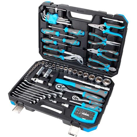 FERVI Valigia con Utensili e Accessori 94 Pezzi Set Completo per Fai da Te