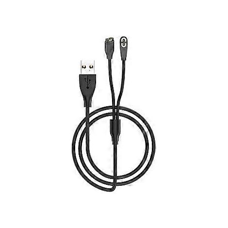 USB-Ladekabel für 4-Pin-Smartwatches/2-Pin-Kopfhörer mit Schnellladefunktion und magnetischem Anschluss