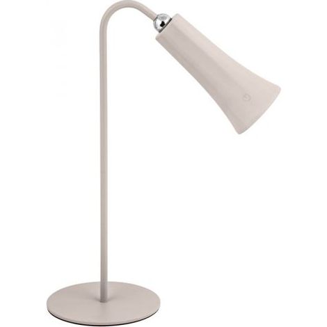 LAMPADA LED RICARICABILE DA TAVOLO ALICE BEIGE 12 PZ
