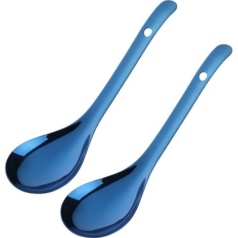 Cuillère De Service En Acier Inoxydable - Design Ergonomique Et Finition Miroir - Pour Cuisine Et Repas - Lot De 1 (1/5)