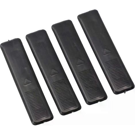 Lot de 4 caches de fixation de barres de toit de rechange pour Mazda 3, 6, 2, CX5, CX7, CX9, en plastique noir - Accessoires auto - JXLGV (1/5)