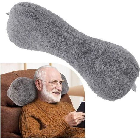 Coussin gris pour appui-tête inclinable, coussin pour fauteuil inclinable, coussin pour canapé, coussin cervical pour fauteuil inclinable, coussin pour les cervicales, coussin cervical pour canapé (1/4)