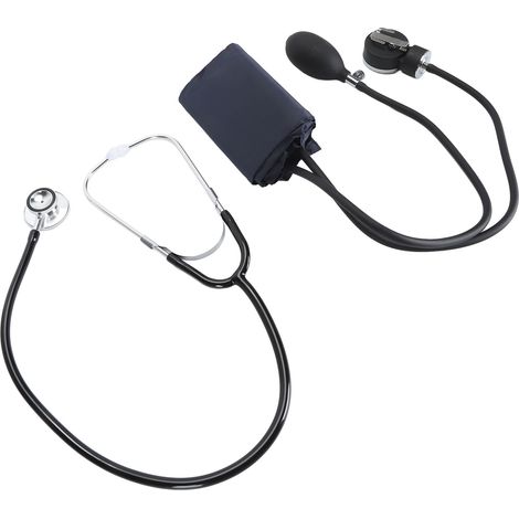 Kit de tensiomètre médical à double pavillon, stéthoscope à brassard manuel pour une mesure précise, sphygmomanomètre (1/5)