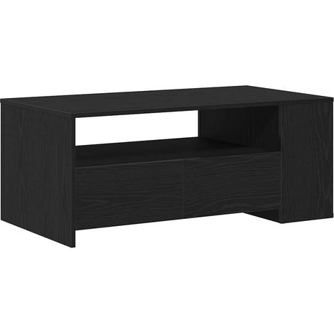 Maison Exclusive - Couchtisch Schwarz Eichen-Optik 102 x 55 x 43,