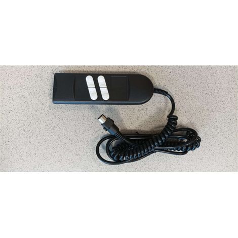ZZ-TELECOMANDO X POLTRONA RECLINER SOFT DUE MOTORI TESSUTO GRIGIO