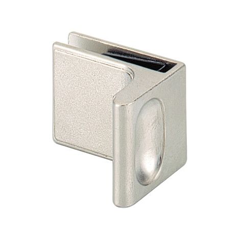 Hettich – Poignée de porte en verre zamac nickelé mat – Montage intérieur – Épaisseur 4 à 6 mm – Design accordé à charnière ET 5150/5160