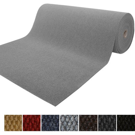 Tapis de Porte Paillasson d'entrée Hong Kong Gris 120 x 300 cm