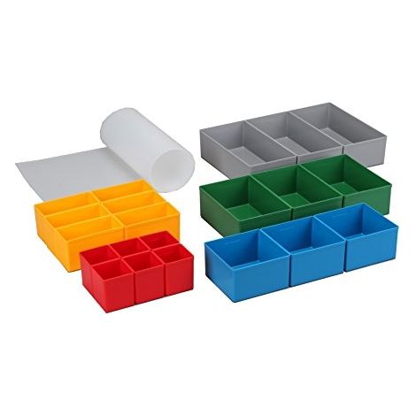 ALLIT - CONJUNTO DE CAJÓN, 1 PIEZA, ROJO/AMARILLO/AZUL/VERDE/GRIS, 457 370