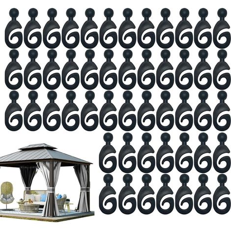 Haken Fenstertuchhaken Mehrzweck Pergola Vorhangringe