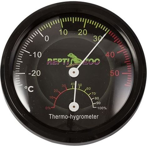 Thermomètre-hygromètre analogique Repti-Zoo (1/4)