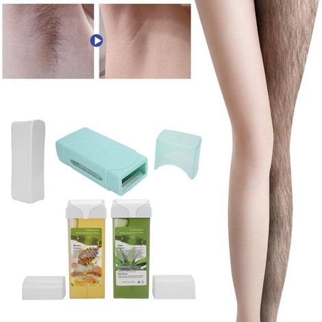 Chauffe-cire professionnel 200g avec bandes épilation incluses et alimentation 220V UE (1/5)