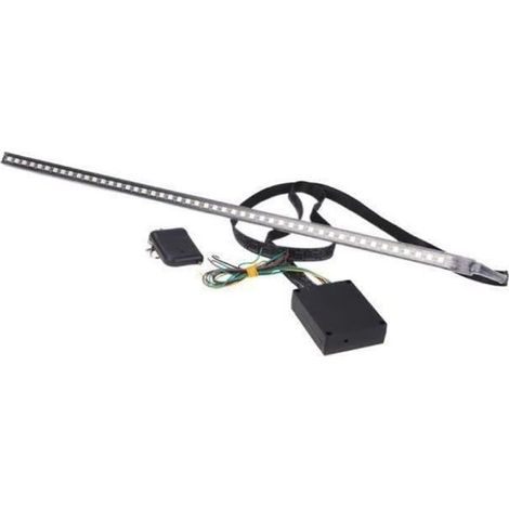 Knight Rider Éclairage Bande de lumières Haute luminosité 5050 SMD 48 LED 7 Couleurs 130 Modes 12V avec télécommande-Ywey (1/5)