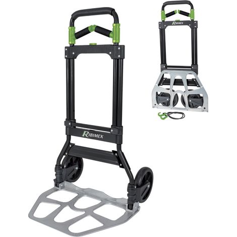 CARRELLO PORTAPACCHI SACCHI PALA PIEGHEVOLE MANICI ROTANTI PORTATA 150Kg RIBIMEX